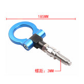 Front Rear Bumper Ring Screw On Racing Tow Hook Bar for BMW European Car Trailer
